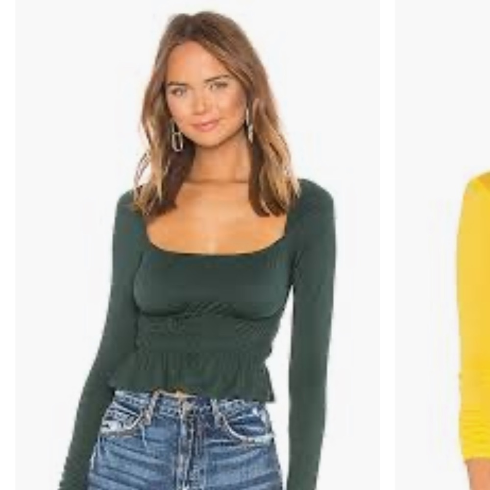 About Us / Superdown long sleeve fitted top